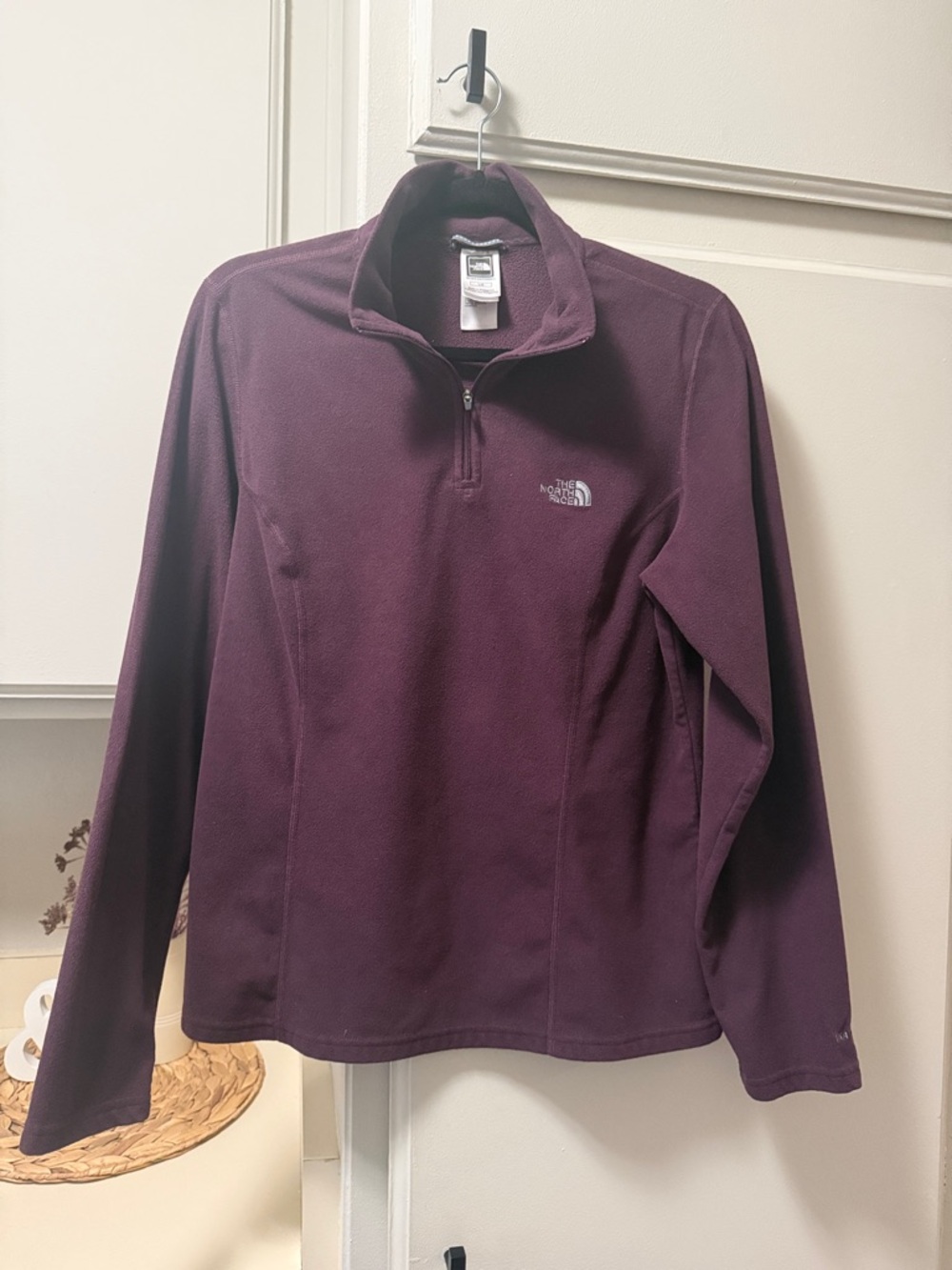 The North Face Plum Quarter-Zip Fleece